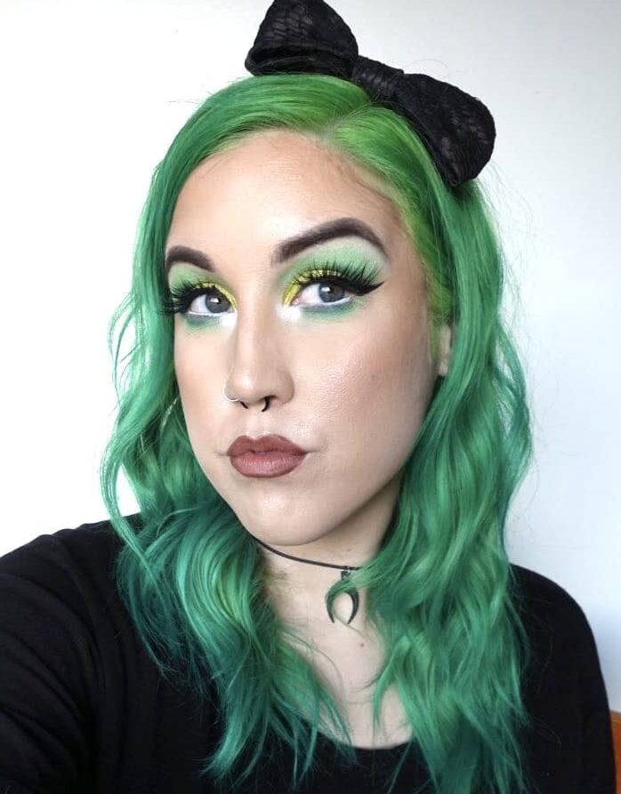 Good Dye Young Kowabunga Review (green hair dye) - veganbeautyaddict