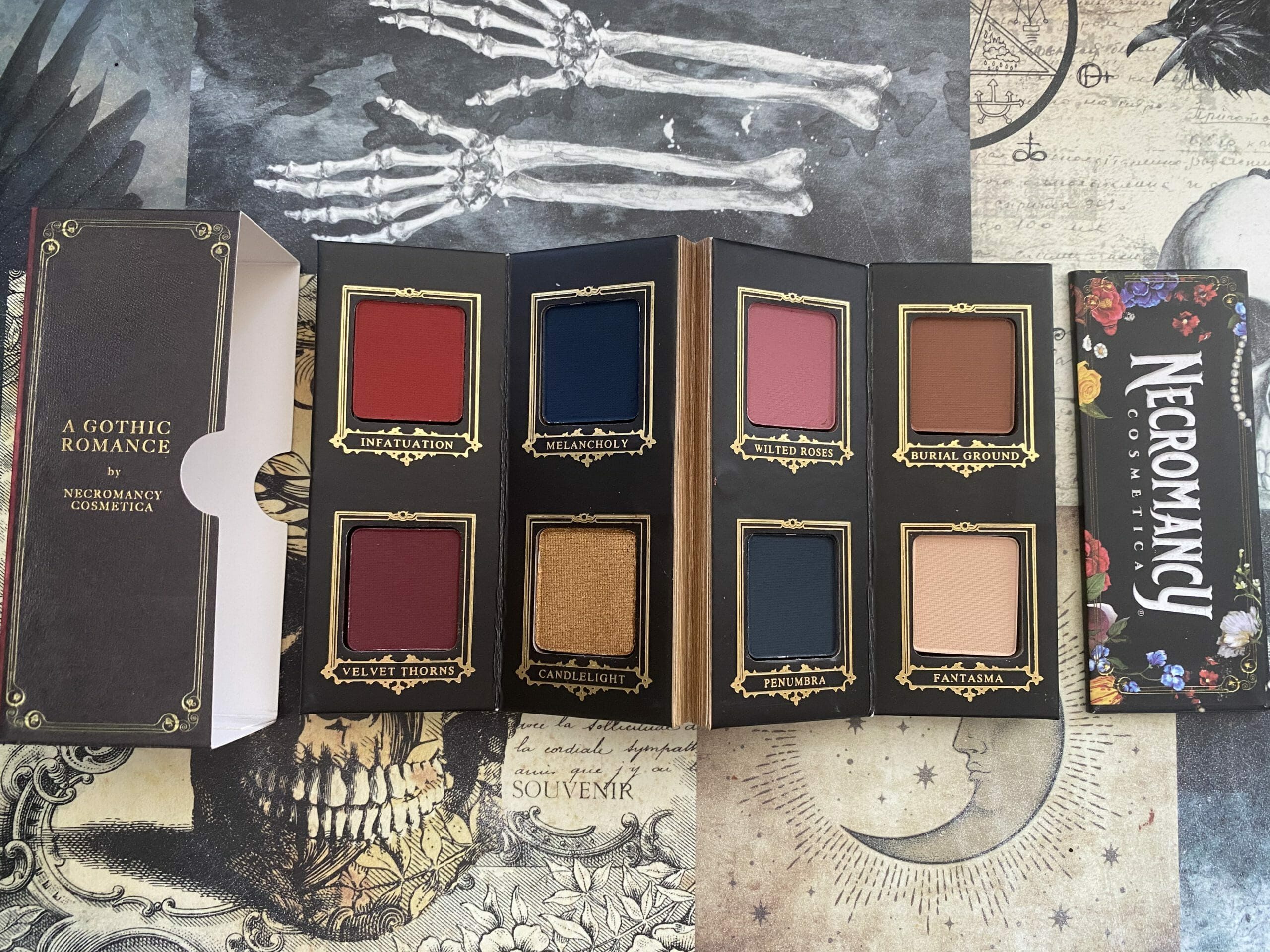 Necromancy Cosmetica A Gothic Romance Palette