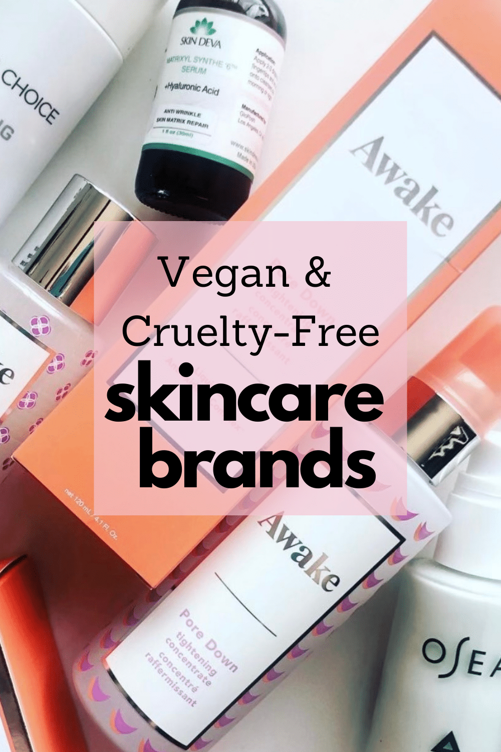 Vegan skincare